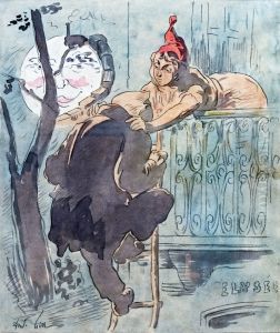 The Marianne repels the intruder from the Elysee