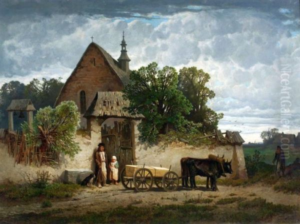Peasant funeral - view 1