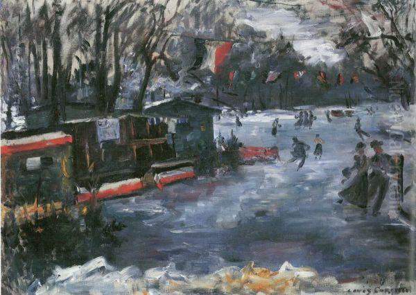 Eisbahn im Berliner Tiergarten - view 1