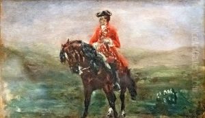 Rider in 18th century costume