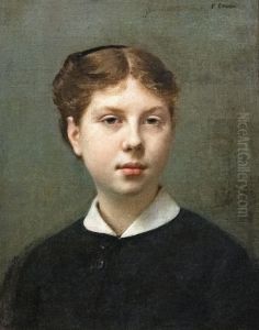 Portrait of Mademoiselle Rochefort de Woogt by Fernand Cormon