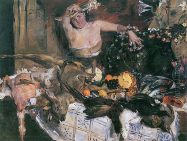 Grosses Stillleben mit Figur (Geburtstagsbild) - view 1