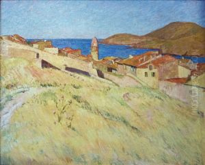 Collioure landscape by George-Daniel de Monfreid