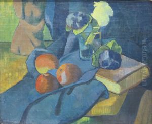 Still Life with Apples and Violets Still Life with Apples and Violets