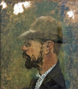 Profil de Toulouse Lautrec by Jean-Edouard Vuillard