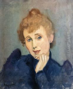 Portrait d'Yvette Guilbert by Louis Anquetin