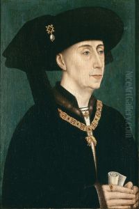 Portret van Filips de Goede by Rogier van der Weyden