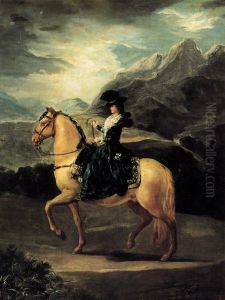 Portrait of Maria Teresa de Vallabriga on Horseback Portrait of Maria Teresa de Vallabriga on Horseback