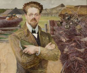 Portret Wladyslawa Reymonta by Jacek Malczewski