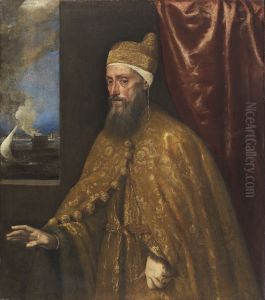 Portrait des venezianischenDogenFrancesco Venier by Titian