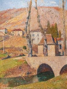Le Pont de Labastide-du Vert by Henri-Jean Guillaume Martin