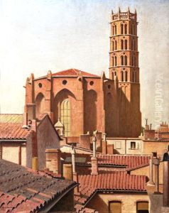 Apse and Jacobin tower in Toulouse by Henri Rachou