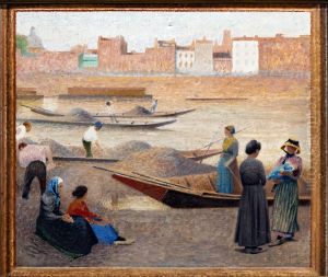 Around the sand fishermen  (study for the foyer of the Theatre du Capitole)