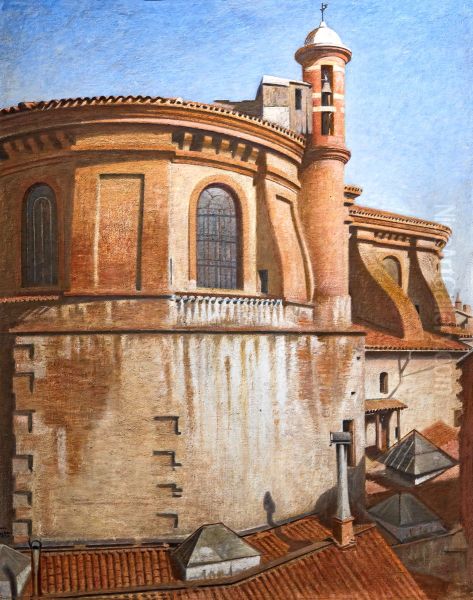 L'eglise de la Daurade depuis la cour des beaux-arts (Toulouse) - view 1