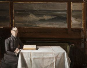 Juledag 1900. Studie. by Michael Peter Ancher