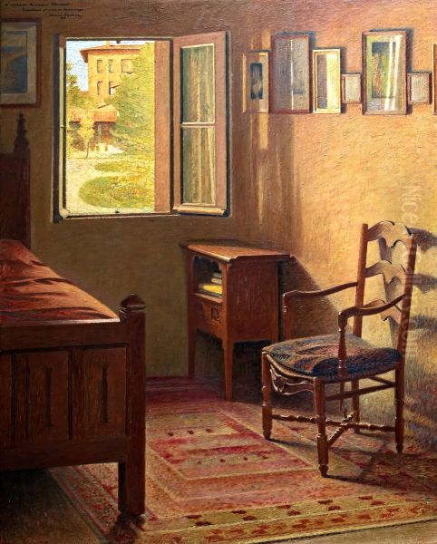 The painter's garden from the bedroom window (Toulouse) - view 1