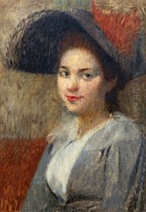 Half-length portrait of Clemence Yarz.