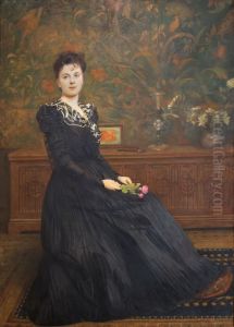 Portrait de Marguerite Ymart (future epouse)