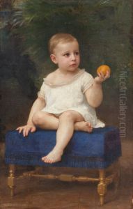 Portrait of a Child of Madame Porter by William-Adolphe Bouguereau