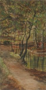 A scenery from the river at Odense.