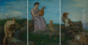 the Source by Hans Thoma