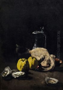 Still life with plucked poultry