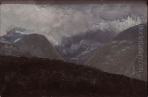 White Mountains, New Hampshire by Albert Bierstadt