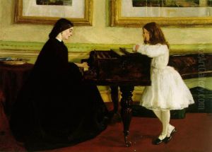 At The Piano by James McNeill Whistler
