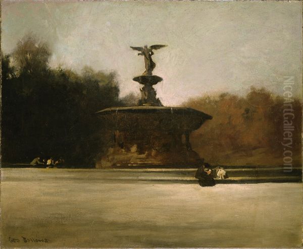 Bethesda Fountain (Fountain in Central Park) - view 1