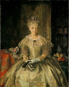 Mrs. T. in Cream Silk, No.1