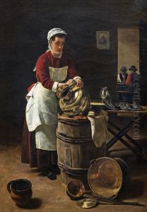 L'ecureuse by Francois Bonvin