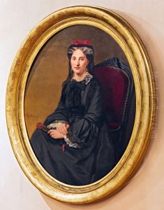 Woman with a Fan by Gabriel Durand