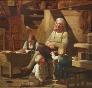 Scene from a Norwegian farmhouse in Modalen.