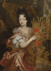 Anne Marie d'Orleans (1669-1718) by Nicolas de Largilliere