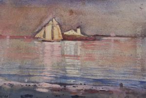 Gloucester Harbor and Ten Pound Island by Winslow Homer