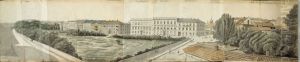 Panorama, Karl Johans gate by Hans Rosenorn Gruner