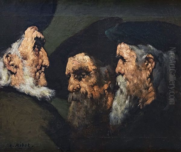 Three old jews - view 1