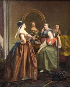Interior scene by Gabriel Durand