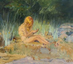 Antti rannalla by Venny Soldan-Brofeldt
