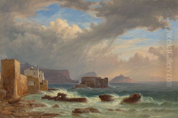 Tordenvaer over Pozzuoli-bukten - view 1