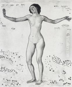 Tanzende weibliche Figur