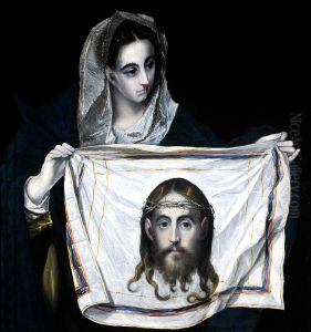 La Veronica con la Santa Faz by El Greco