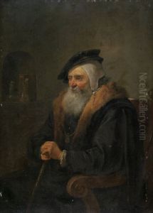 Old man in an armchair