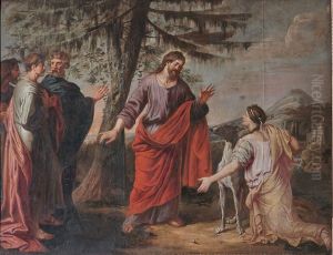 Jesus and the Woman of Canaan by Michael Angelo Immenraet