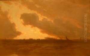 Soir en Plouneventer by Jean-Edouard Dargent