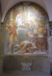 Martyrdom of Saint John the Evangelist by Bernardino Monaldi