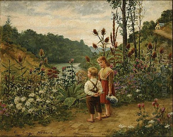 'deux Enfants A Modave' - view 1