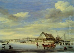 Winter Landscape with a Farm