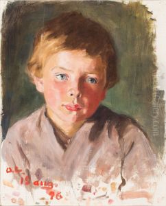 Portrait of a Boy by Olga Gummerus-Ehrstrom