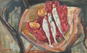 Nature Morte aux Harengs et aux Oignons